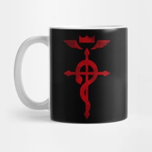 Fullmetal Alchemist logo red Mug